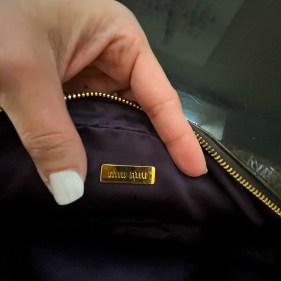 Miu Miu Shoulder Bag Crocodile leather - Picture 8 of 15